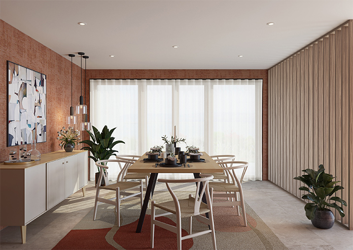 Gemstone Voile, White - Made to Measure Curtains - Image 16